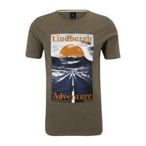 Lindbergh Póló 'Adventure'  tengerészkék / sötétsárga / khaki