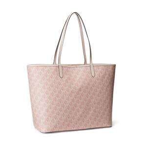 Lauren Ralph Lauren Shopper táska 'COLLINS'  pitaja / világos-rózsaszín / fehér