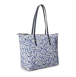 Lauren Ralph Lauren Shopper táska 'Keaton'  kék / éjkék / rózsaszín / fehér