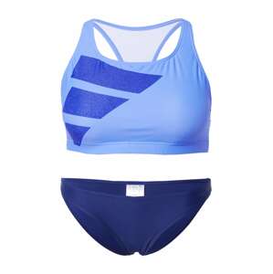 ADIDAS PERFORMANCE Sport bikini 'Big Bars'  kék / tengerészkék