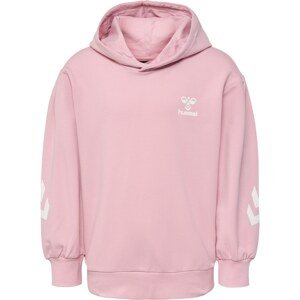 Hummel Tréning póló 'Due'  világos-rózsaszín / fehér
