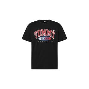 Tommy Jeans Póló 'Essential'  sötétkék / rikító piros / fekete / fehér