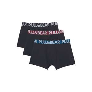 Pull&Bear Boxeralsók  kék / világosszürke / bordó / fekete