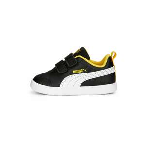 PUMA Sportcipő 'Courtflex v2 V'  limone / fekete / fehér
