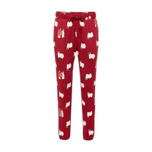 Gilly Hicks Pizsama nadrágok  piros / sötétvörös / fehér