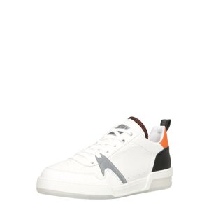 STEVE MADDEN Rövid szárú sportcipők 'KEAN'  világosszürke / narancs / fekete / fehér