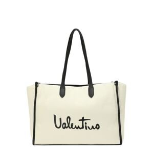 VALENTINO Shopper táska  fekete / gyapjúfehér