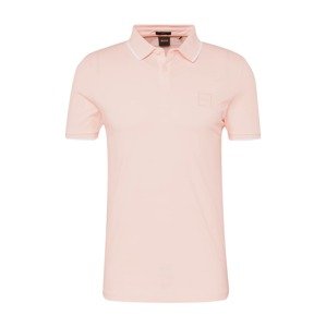 BOSS Orange Póló 'Passertip'  rózsaszín / fehér
