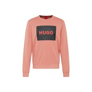 HUGO Tréning póló 'Duragol'  fáradt rózsaszín / fekete
