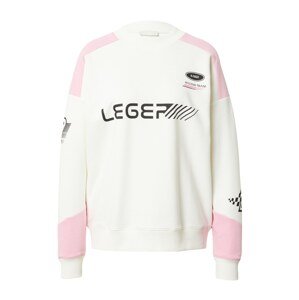 LeGer by Lena Gercke Tréning póló 'Jovana'  rózsaszín / fekete / fehér