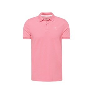 HOLLISTER Póló 'EMEA'  világos-rózsaszín / fehér
