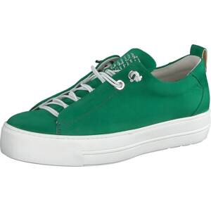 Paul Green Rövid szárú edzőcipők  zöld / fehér