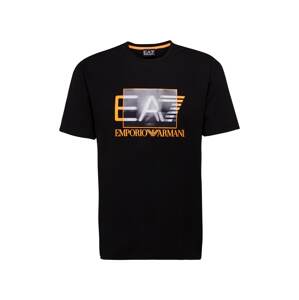 EA7 Emporio Armani Póló  szürke / narancs / fekete / fehér