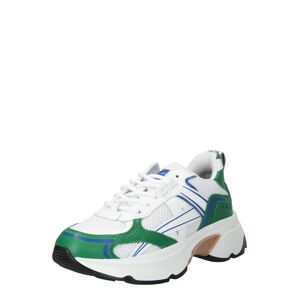Nubikk Rövid szárú edzőcipők 'Sneaker 'Ross'  kék / fűzöld / fehér