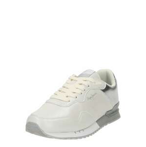 Pepe Jeans Rövid szárú sportcipők 'London'  ezüst / fehér