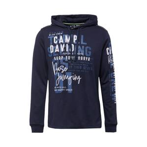 CAMP DAVID Tréning póló  kék / sötétkék / fehér
