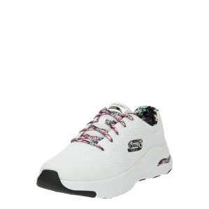 SKECHERS Rövid szárú sportcipők  fáradt rózsaszín / fekete / fehér