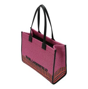 Karl Lagerfeld Shopper táska  narancs / rózsaszín / fekete