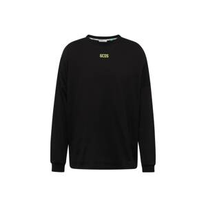 GCDS Tréning póló  citromzöld / fekete