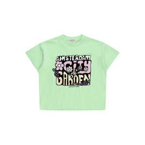 SCOTCH & SODA Póló  citromzöld / világoslila / fekete / fehér