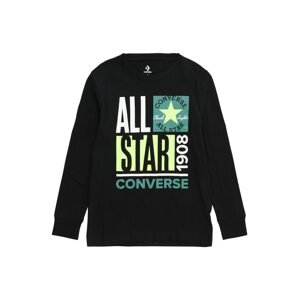 CONVERSE Póló 'ALL STAR'  menta / jáde / fekete / fehér