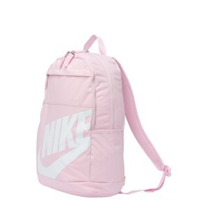 Nike Sportswear Hátizsák 'Elemental'  rózsaszín / fehér
