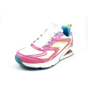 SKECHERS Rövid szárú sportcipők  kék / világos sárga / rózsaszín / fehér