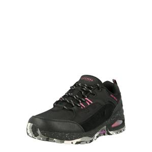 SKECHERS Rövid szárú sportcipők  világos-rózsaszín / fekete