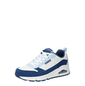 SKECHERS Rövid szárú sportcipők  kék / világoskék / fehér
