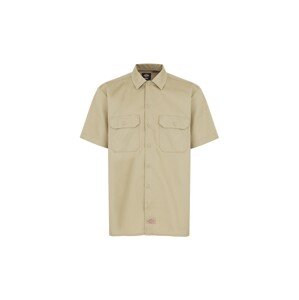 DICKIES Ing 'work shirt'  világos bézs / tengerészkék / sárga / piros
