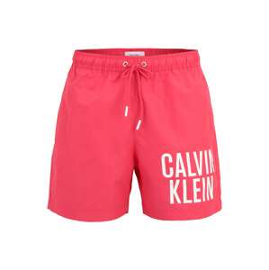 Calvin Klein Underwear Rövid fürdőnadrágok  rózsaszín / fehér