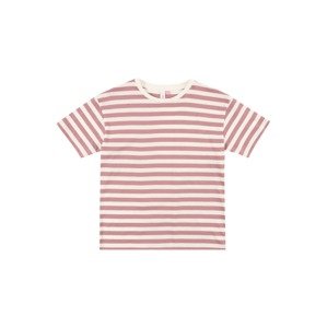 Vero Moda Girl Póló 'MOLLY'  sötét-rózsaszín / fehér