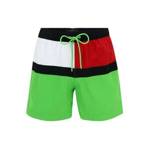 Tommy Hilfiger Underwear Rövid fürdőnadrágok  tengerészkék / zöld / piros / fehér