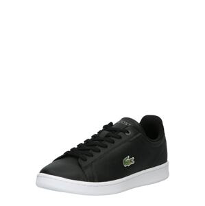 LACOSTE Rövid szárú sportcipők 'Carnaby'  zöld / világospiros / fekete / fehér