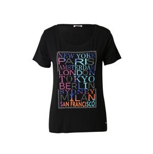 Key Largo Póló 'CITY'  vízszín / neonnarancs / világos-rózsaszín / fekete