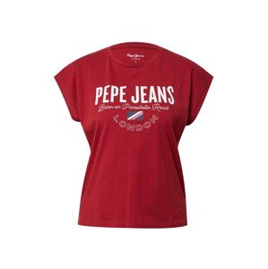 Pepe Jeans Póló 'PARKER'  tengerészkék / tűzpiros / fehér