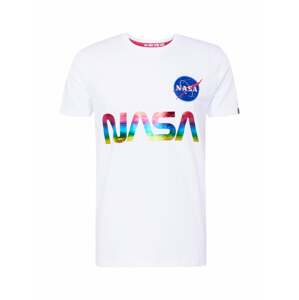 ALPHA INDUSTRIES Póló 'NASA'  vegyes színek / fehér