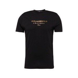 Karl Lagerfeld Póló  arany / fekete