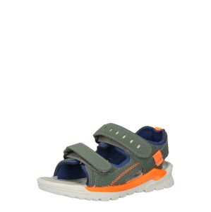 RICOSTA Nyitott cipők 'TAJO'  kék / sötétzöld / narancs