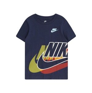 Nike Sportswear Póló  tengerészkék / sárga / piros / fehér