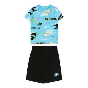 Nike Sportswear Jogging ruhák 'ACTIVE JOY'  világoskék / zöld / fekete / piszkosfehér