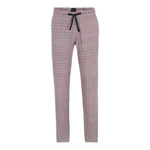 SCHIESSER Pizsama nadrágok  piros / fekete / fehér
