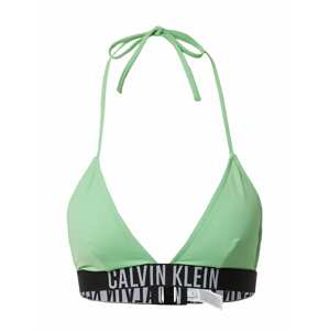 Calvin Klein Swimwear Bikini felső 'Intense Power'  világoszöld / fekete / fehér