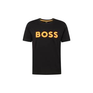 BOSS Orange Póló 'Thinking'  világos narancs / fekete