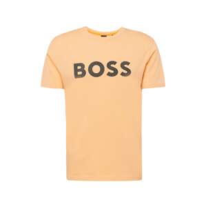 BOSS Orange Póló 'Thinking 1'  világos narancs / fekete
