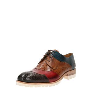 MELVIN & HAMILTON Fűzős cipő 'Patrick'  kék / barna / piros / fekete