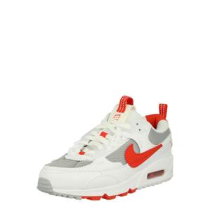 Nike Sportswear Rövid szárú sportcipők 'AIR MAX 90 FUTURA'  szürke / piros / fehér