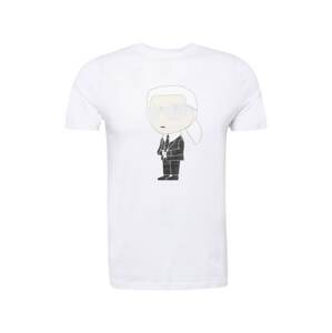 Karl Lagerfeld Póló  testszínű / fekete / ezüst / fehér