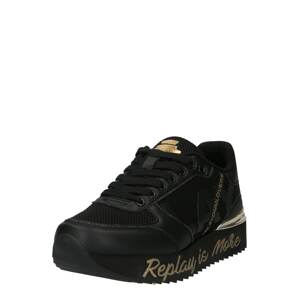 REPLAY Rövid szárú sportcipők  arany / fekete