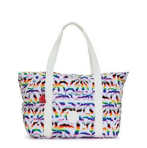 KIPLING Shopper táska  vegyes színek / fehér